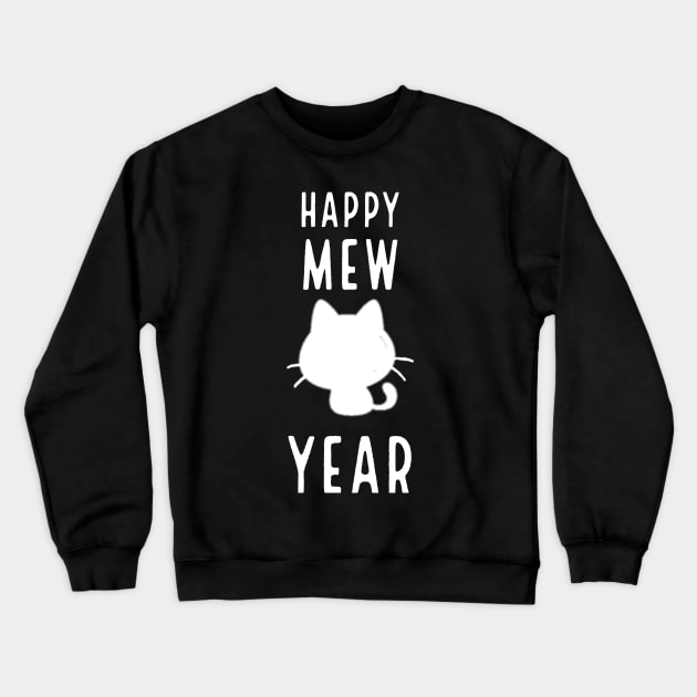 Happy Mew Year! Crewneck Sweatshirt by QUOT-s